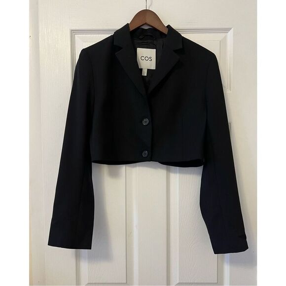 COS CROPPED WOOL BLAZER